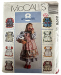 McCalls 8975 Sewing Pattern Girls Dress Pinafore Ruffles 1990s 8 Great Looks 4-6