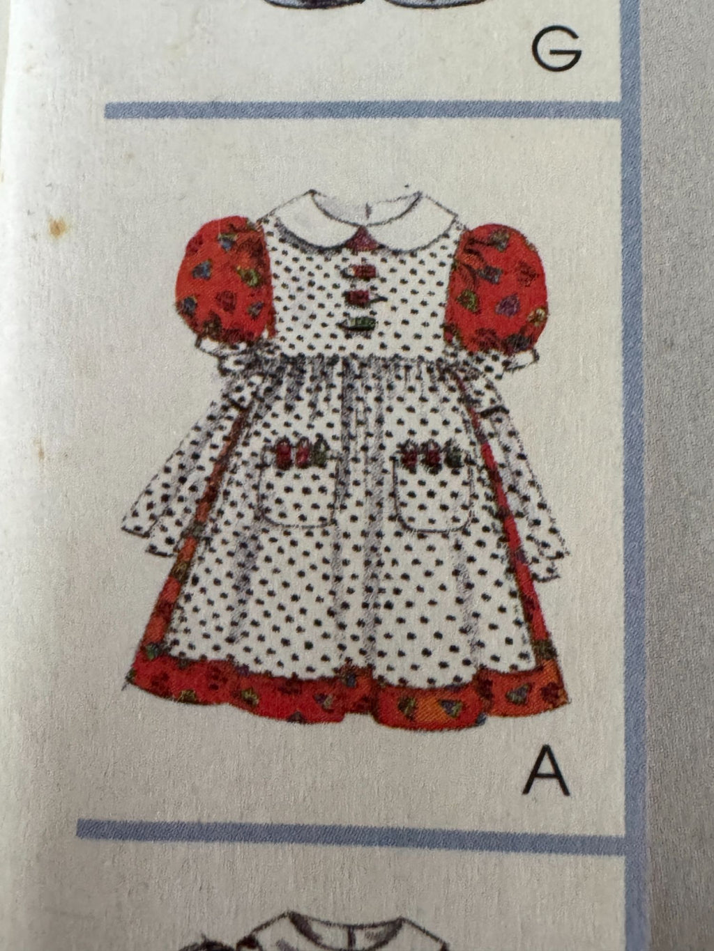McCalls 8975 Sewing Pattern Girls Dress Pinafore Ruffles 1990s 8 Great Looks 4-6