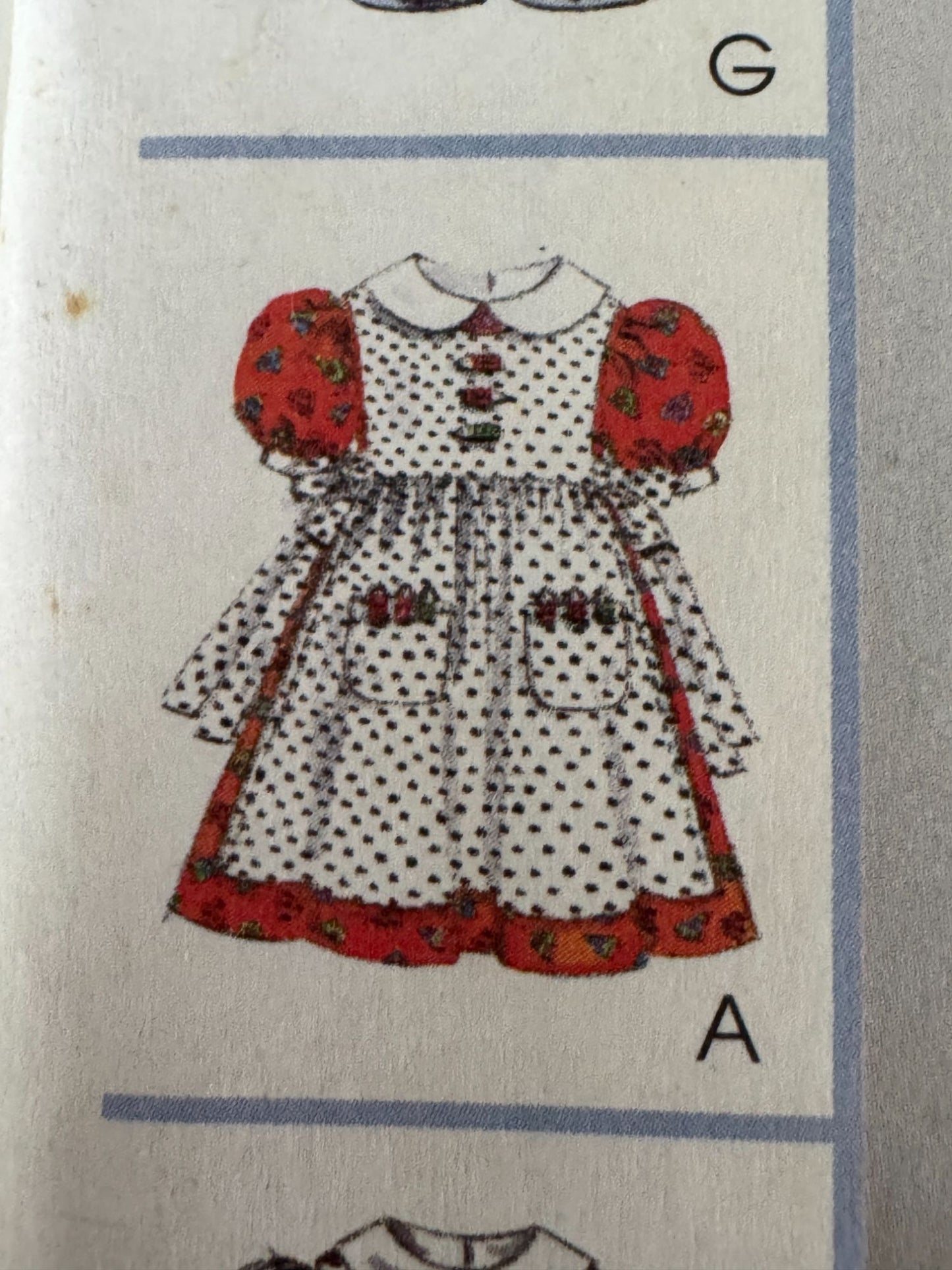 McCalls 8975 Sewing Pattern Girls Dress Pinafore Ruffles 1990s 8 Great Looks 4-6