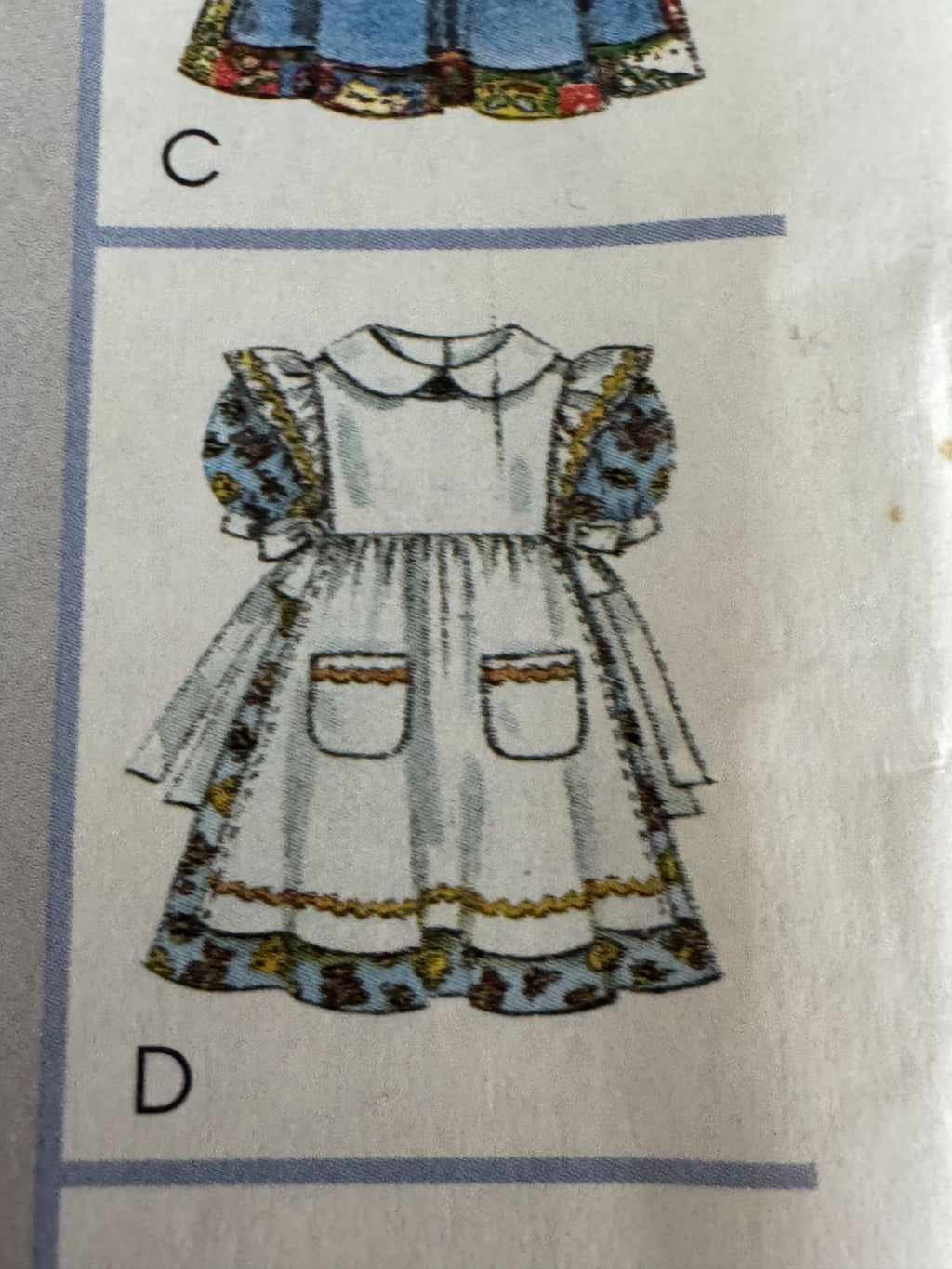 McCalls 8975 Sewing Pattern Girls Dress Pinafore Ruffles 1990s 8 Great Looks 4-6