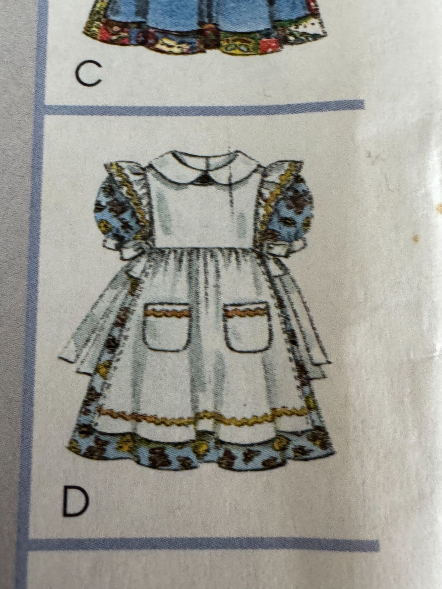 McCalls 8975 Sewing Pattern Girls Dress Pinafore Ruffles 1990s 8 Great Looks 4-6