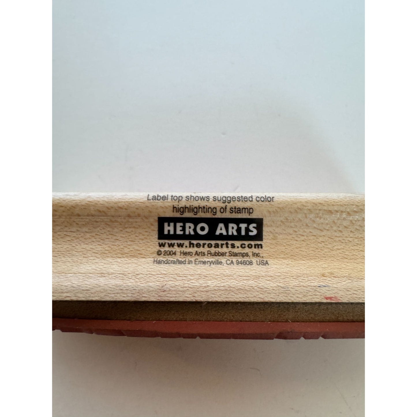 Hero Arts Rubber Stamp Swirls and Stars Ornament Christmas Card Making Holidays