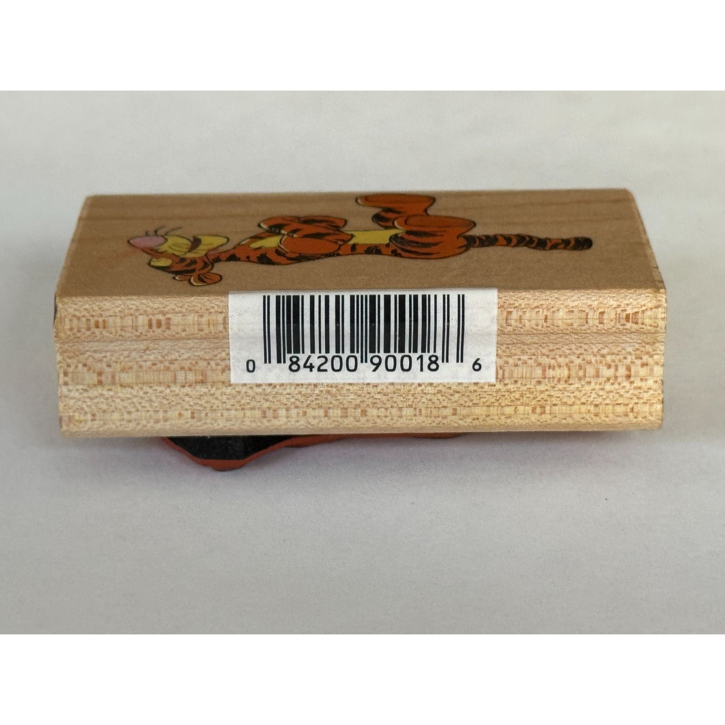 Disney Rubber Stamp Tigger Cartoon Bouncing Jump Listening Pose All Night Media