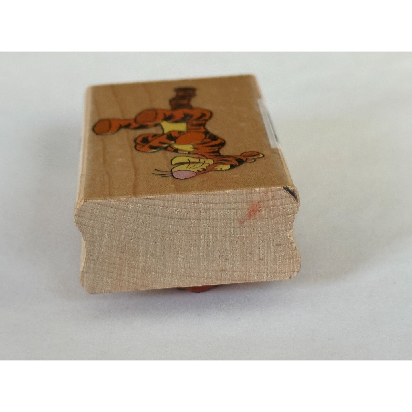 Disney Rubber Stamp Tigger Cartoon Bouncing Jump Listening Pose All Night Media