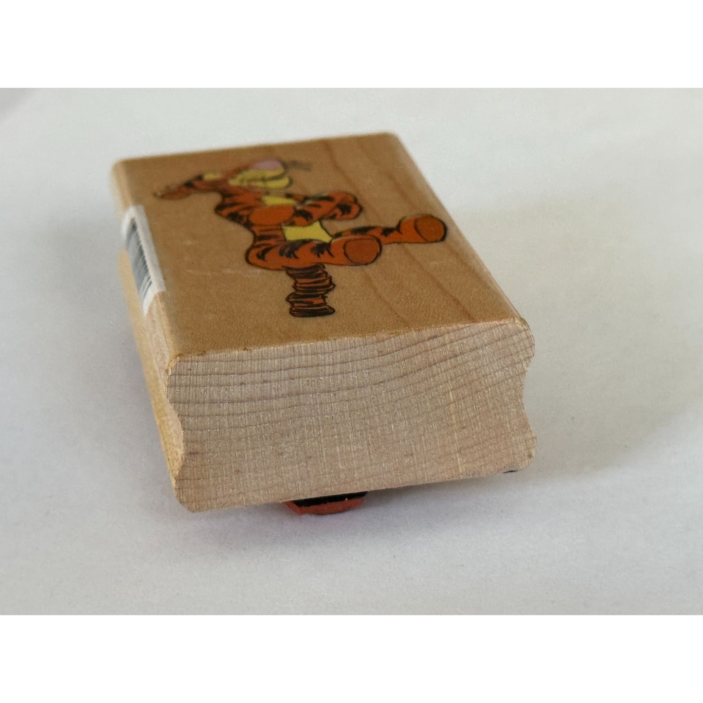 Disney Rubber Stamp Tigger Cartoon Bouncing Jump Listening Pose All Night Media