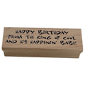 Art Impressions Rubber Stamp Happy Birthday Greeting from Couple Funny Humor