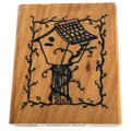 Anitas Rubber Stamp Birdhouse Spring Bird Home Garden Outdoors Card Making Vines