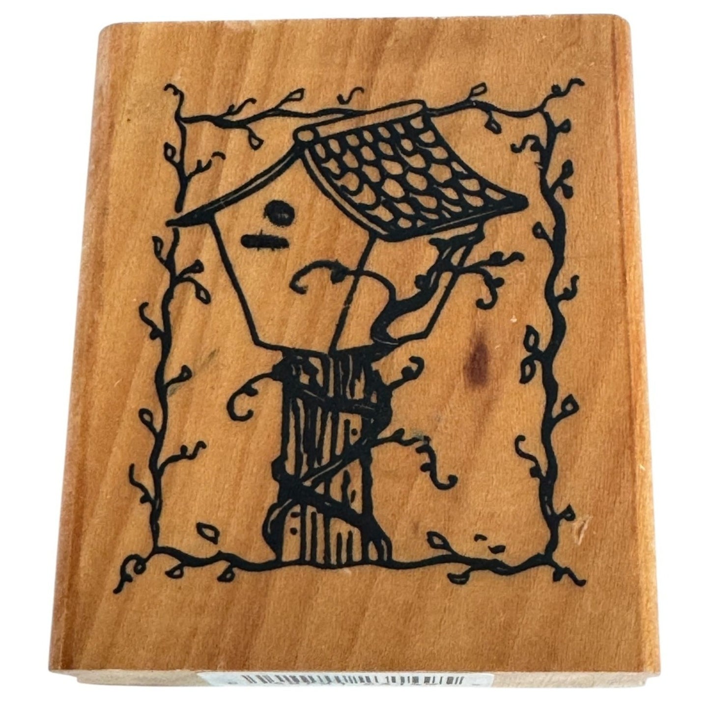Anitas Rubber Stamp Birdhouse Spring Bird Home Garden Outdoors Card Making Vines