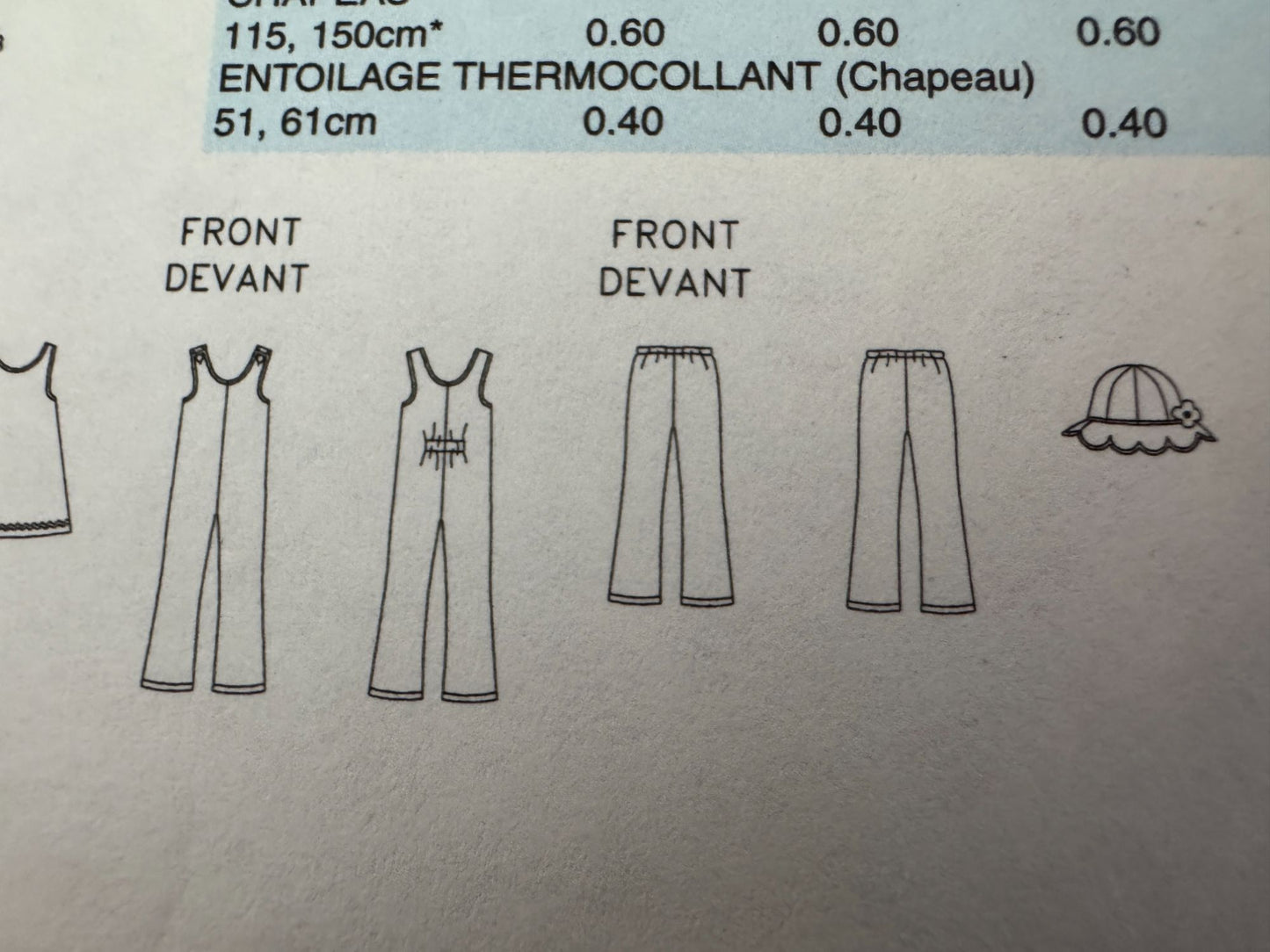 Butterick Sewing Pattern B4335 Girls Jacket Jumper Pants Winter Outfit 6 7 8 UC