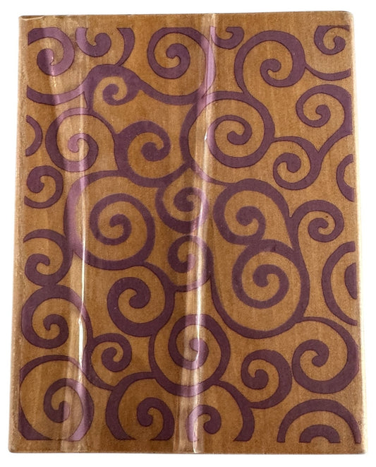 Rubber Stampede Rubber Stamp Geometric Swirl Background Swirls Card Making Craft