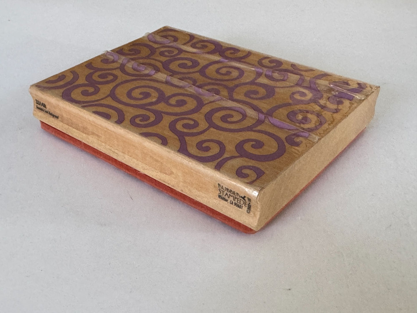 Rubber Stampede Rubber Stamp Geometric Swirl Background Swirls Card Making Craft