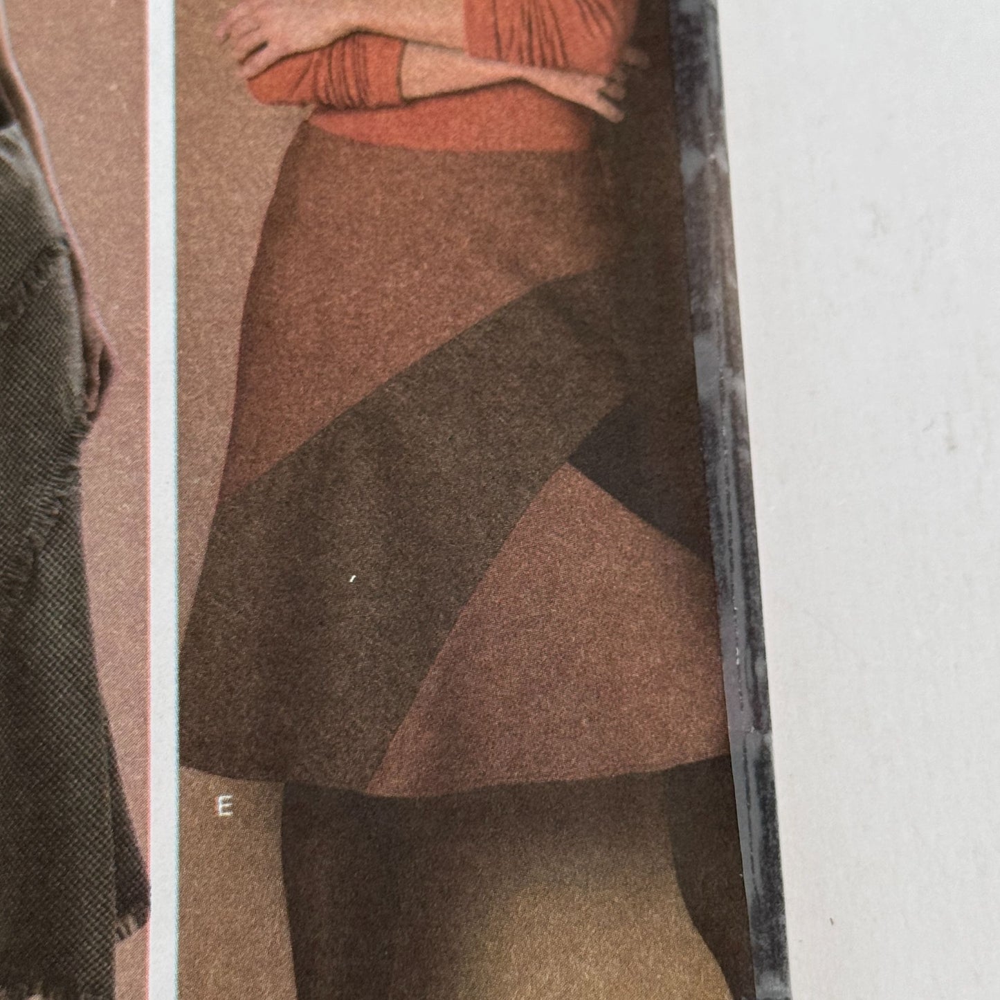 Simplicity Sewing Pattern 4966 Midi Skirt Asymmetrical Hem Y2K Casual 6-12 Uncut Wool Denim