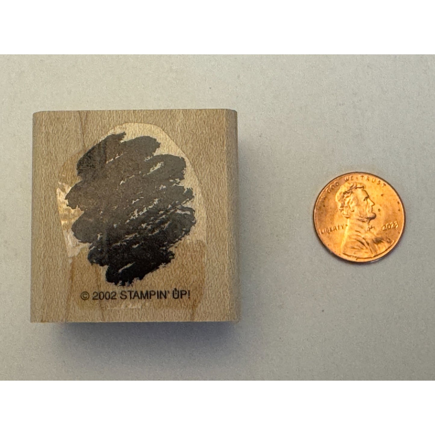 Stampin Up Rubber Stamp Abstract Paint Brushstroke Smudge Card Making Artist Art