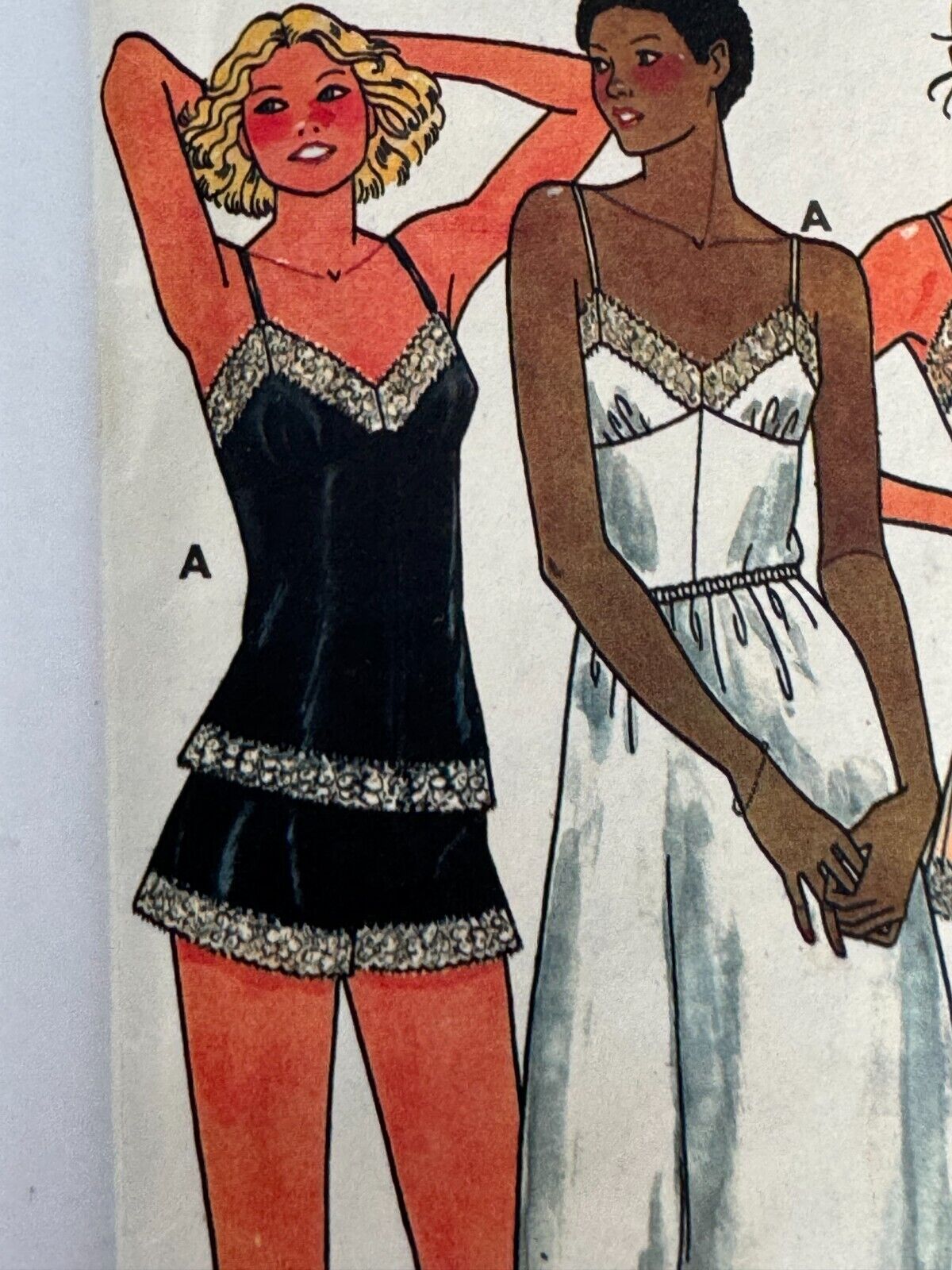 Butterick Sewing Pattern 6361 Lingerie Camisole Bodysuit Slip Vintage 8 1980s UC