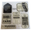 CTMH Acrylic Stamp Set Special Care Kid Memories Parenting Philosophy Art S1312