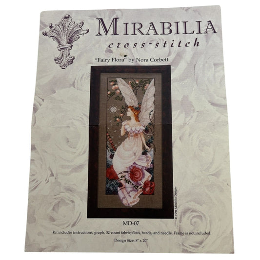 Mirabilia Cross Stitch Pattern Fairy Flora Lot Angel Wings By Nora Corbett MD-07
