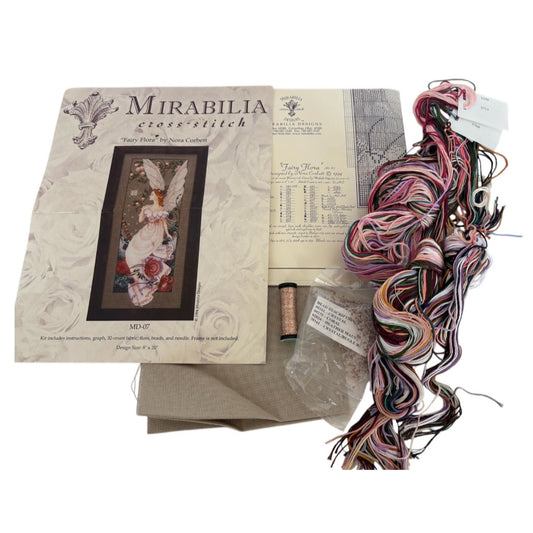 Mirabilia Cross Stitch Pattern Fairy Flora Lot Angel Wings By Nora Corbett MD-07