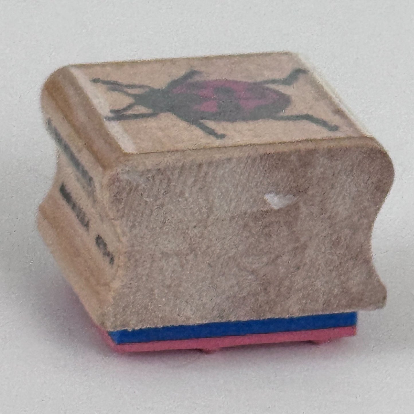 Inkadinkado Rubber Stamp Ladybug Bug Insect Summer Cardmaking Craft Wood Mounted