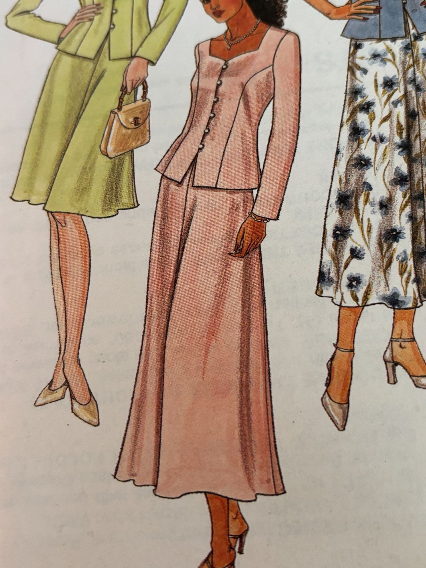 McCalls Sewing Pattern 2045 Dress Two Lengths  Sweetheart Neckline 14 16 18 UC