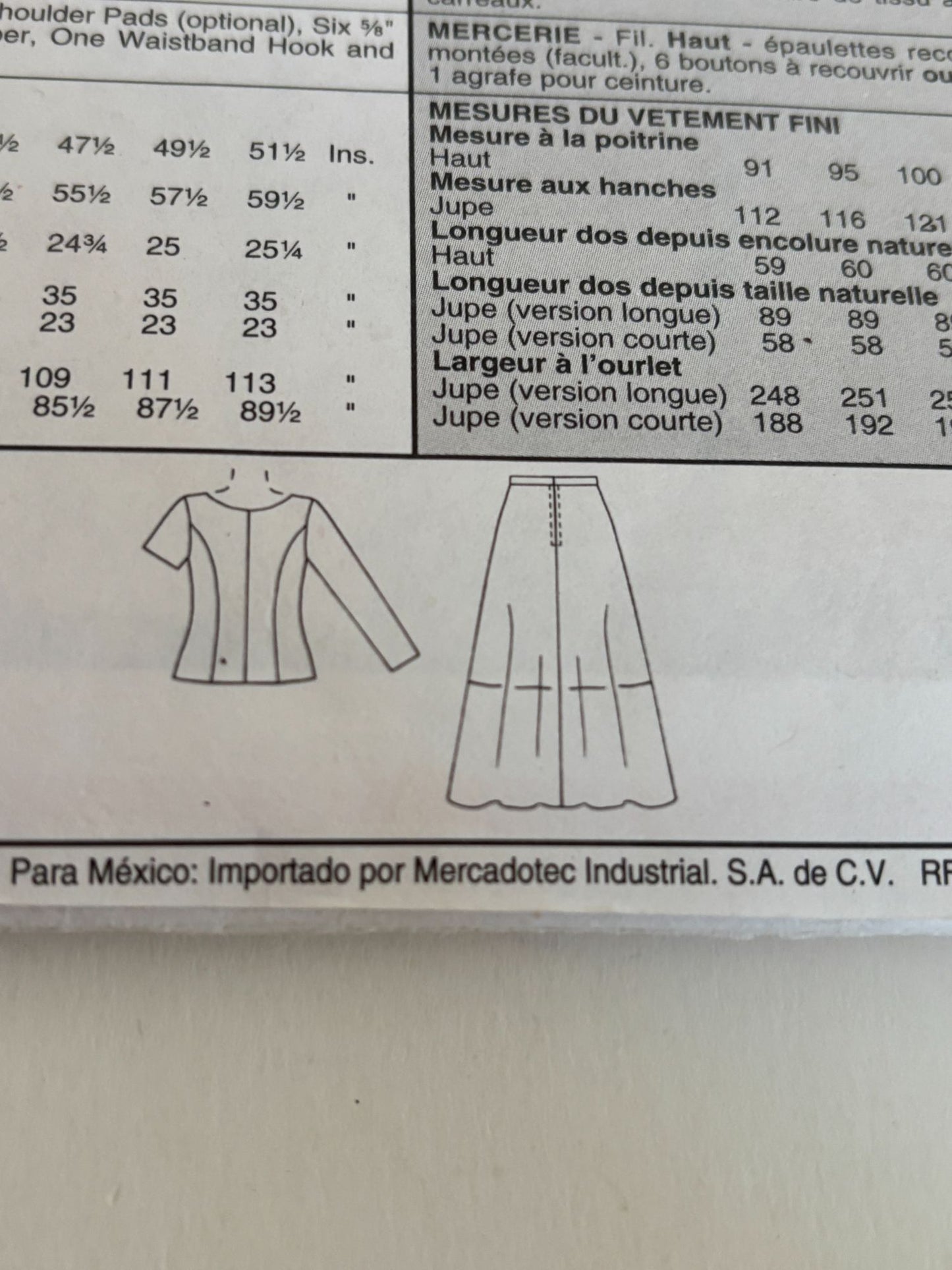 McCalls Sewing Pattern 2045 Dress Two Lengths  Sweetheart Neckline 14 16 18 UC