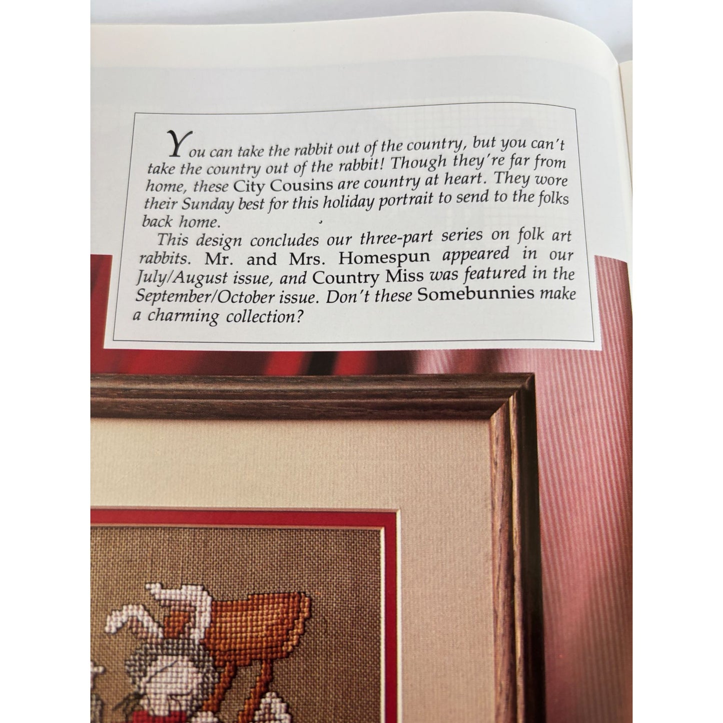 Leisure Arts The Magazine December 1987 Cross Stitch Christmas Stockings Santa