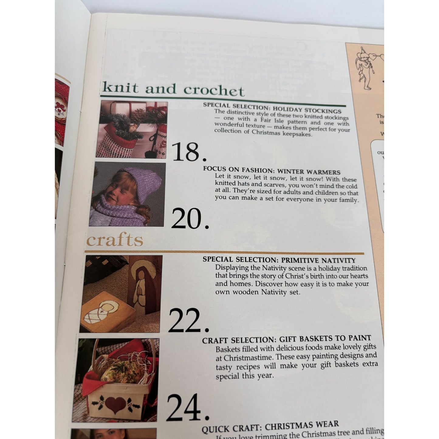 Leisure Arts The Magazine December 1987 Cross Stitch Christmas Stockings Santa