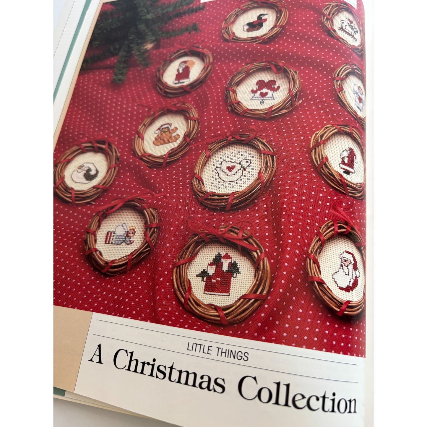 Leisure Arts The Magazine December 1987 Cross Stitch Christmas Stockings Santa