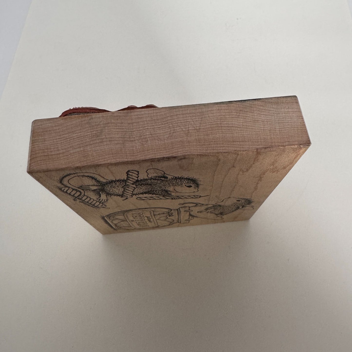 House Mouse Stampa Rosa Rubber Stamp Jalapeno Peppers Blow Birthday Candle Funny