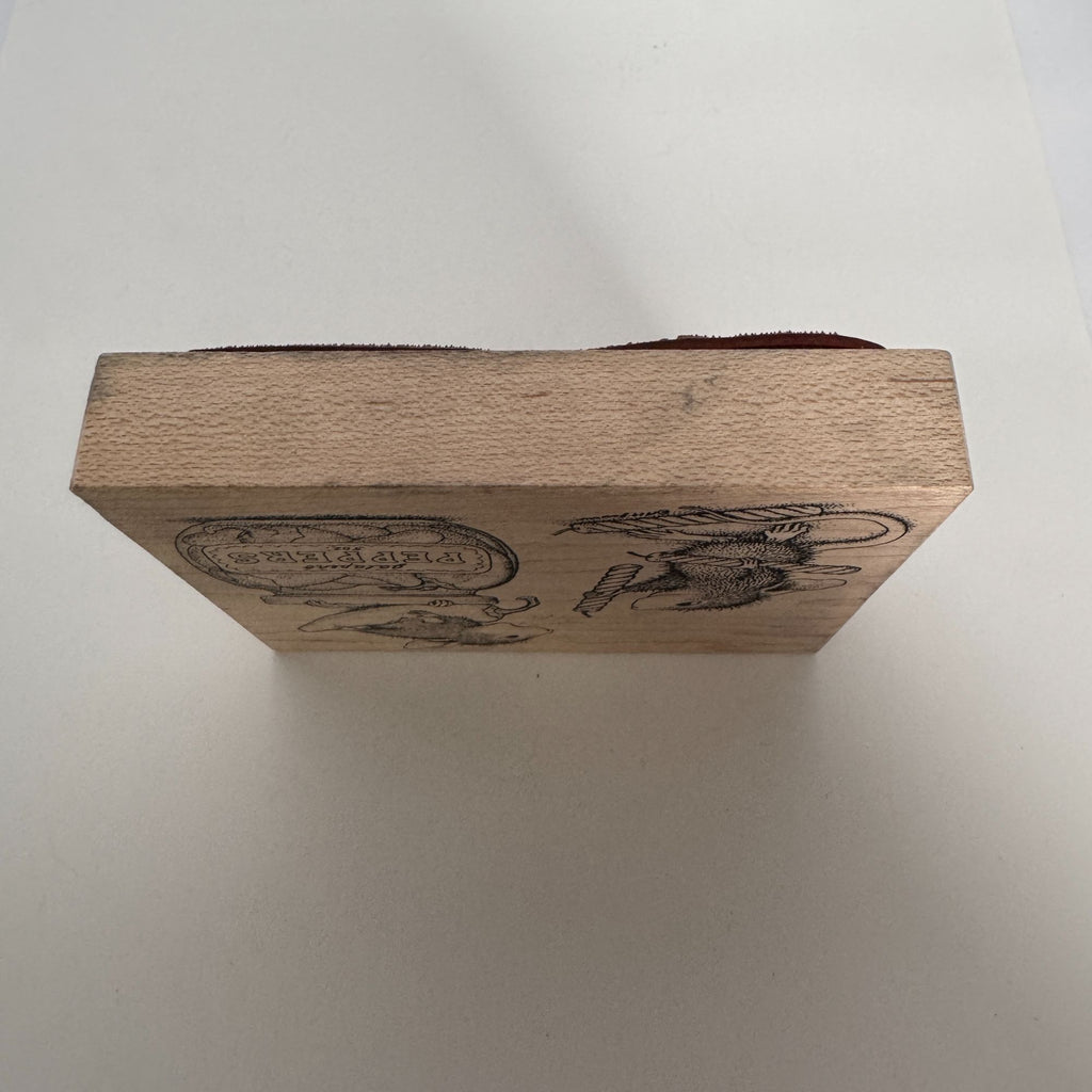 House Mouse Stampa Rosa Rubber Stamp Jalapeno Peppers Blow Birthday Candle Funny