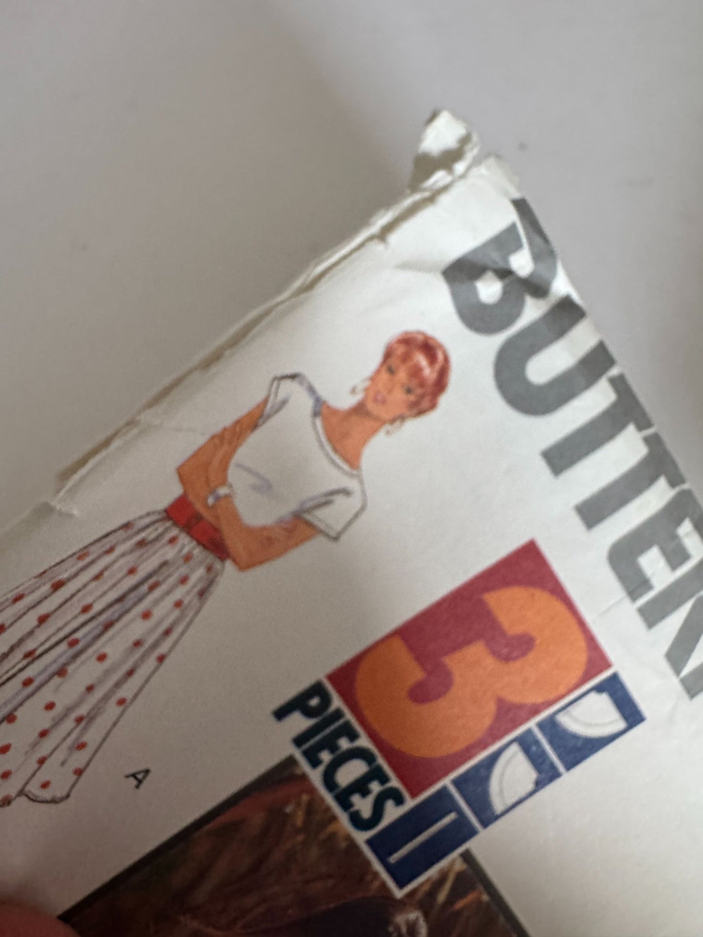 Butterick Sewing Pattern 4938 Easy Circular Skirt 1990s 6 8 10 UC