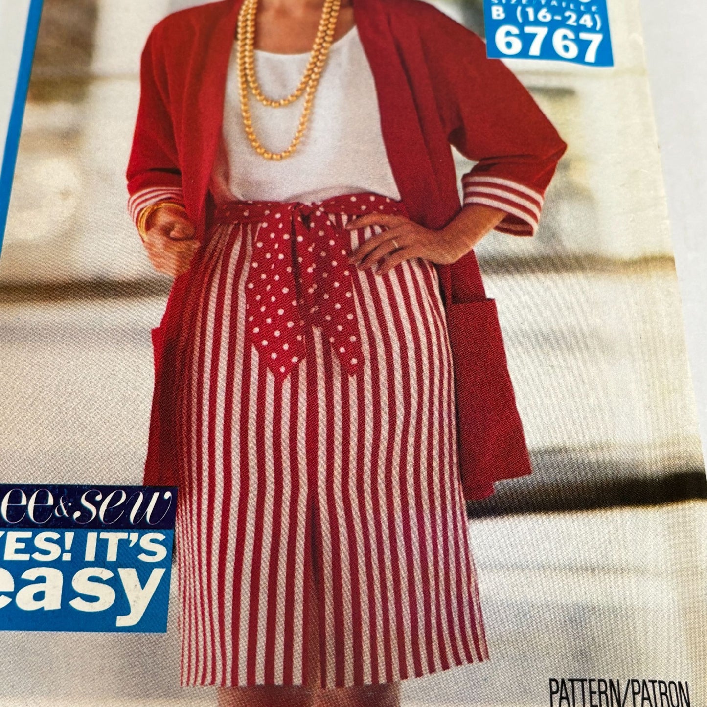 Butterick Sewing Pattern 6767 Suit Jacket Skirt Top Easy 90s Minimalist 16-24 UC