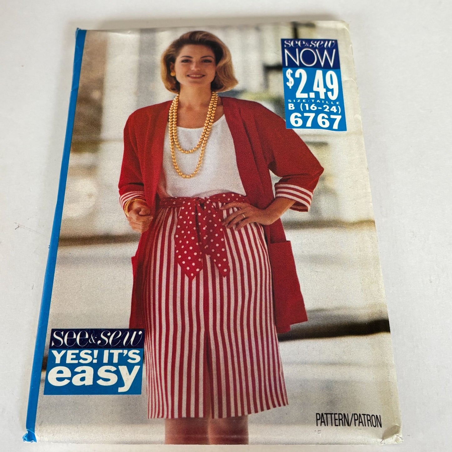 Butterick Sewing Pattern 6767 Suit Jacket Skirt Top Easy 90s Minimalist 16-24 UC