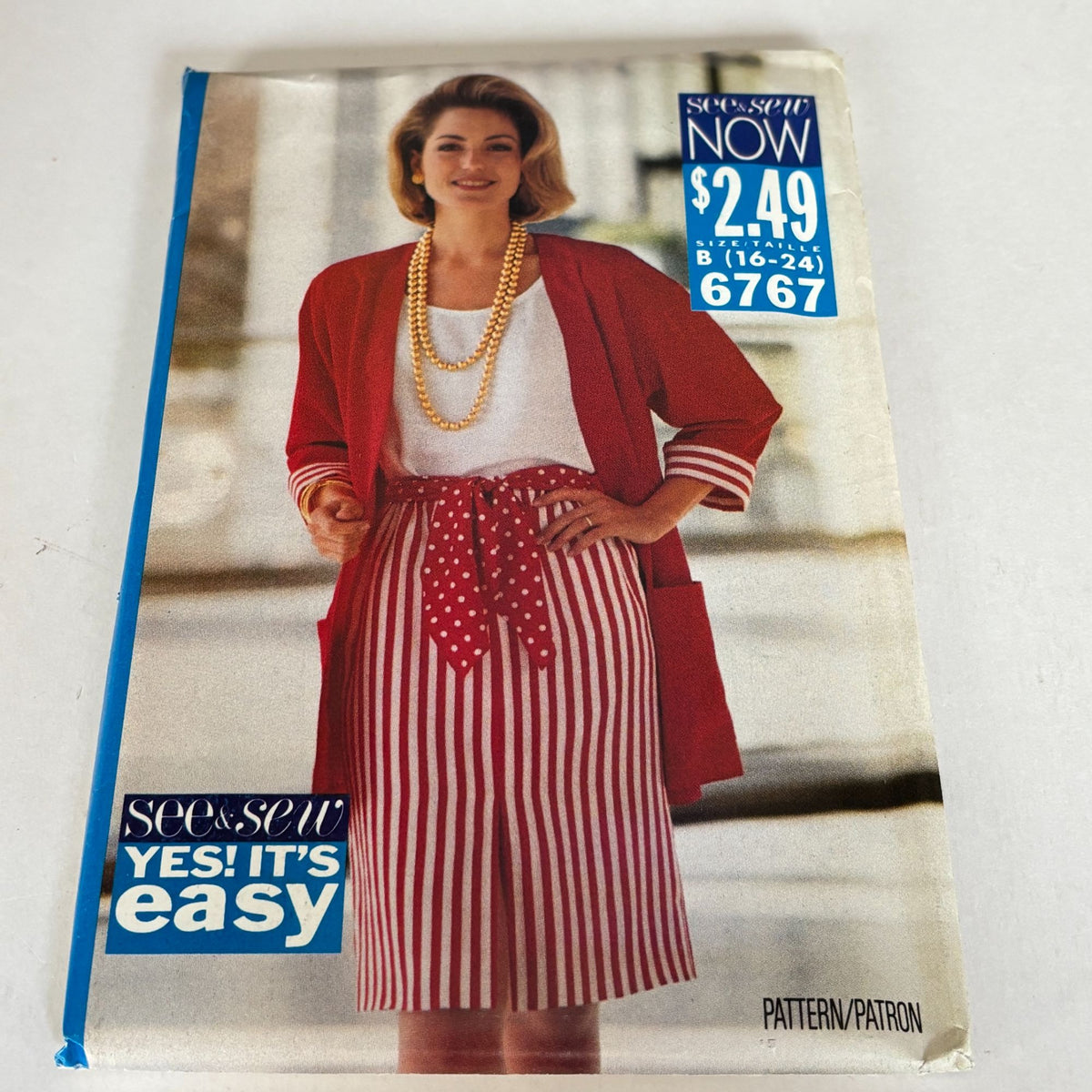 Butterick Sewing Pattern 6767 Suit Jacket Skirt Top Easy 90s Minimalist 16-24 UC