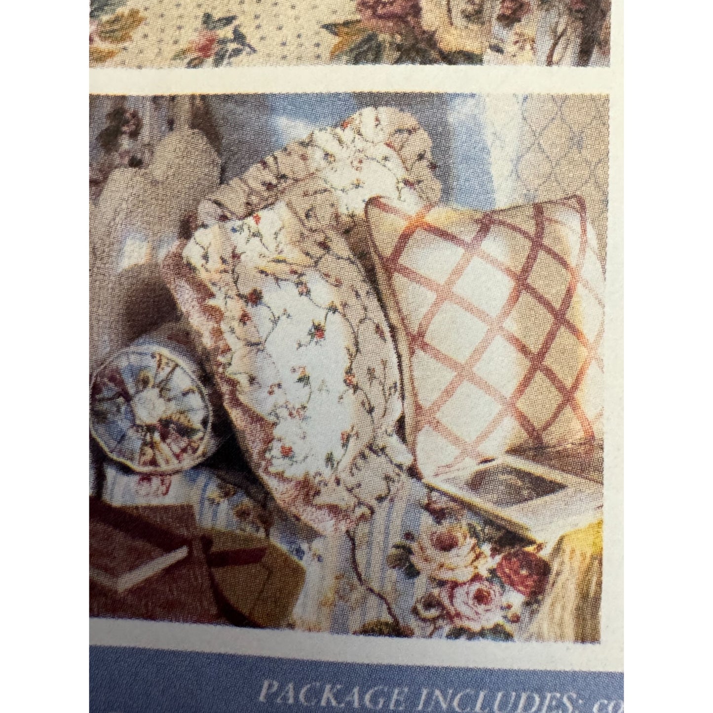 Vogue Sewing Pattern 1731 Bedroom Home Decor Mario Buatta Dust Ruffle Pillows Uncut