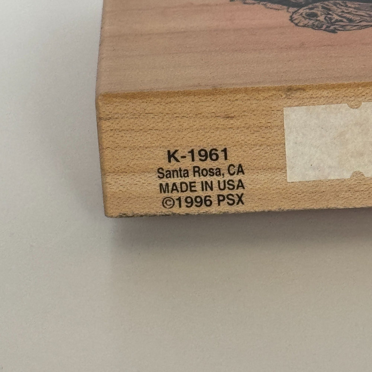 PSX Rubber Stamp Turkey Wild Bird Thanksgiving Card Making Fall Harvest Wood Mounted K-1961