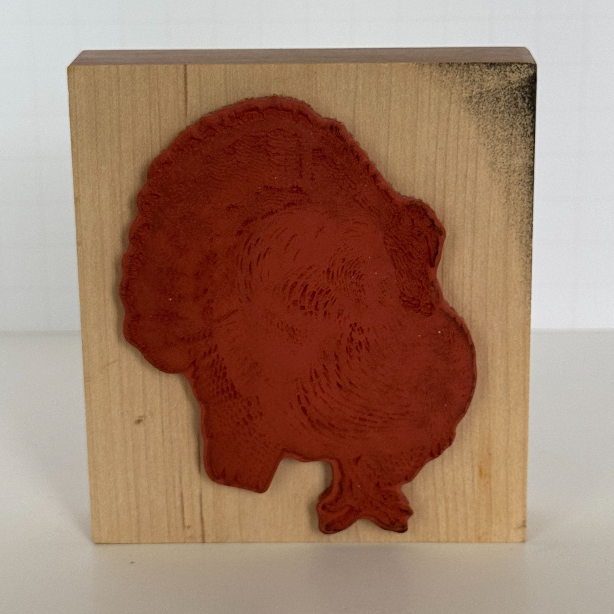 PSX Rubber Stamp Turkey Wild Bird Thanksgiving Card Making Fall Harvest Wood Mounted K-1961