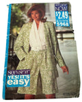 Butterick Sewing Pattern 5968 Easy Jacket Jumpsuit Summer Cruise 90s 12 14 16 UC