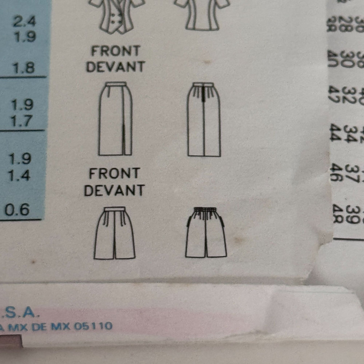 Butterick Sewing Pattern 6846 Summer Top Skirt 90s Resort Wear Minimal Chic 6-10 Uncut