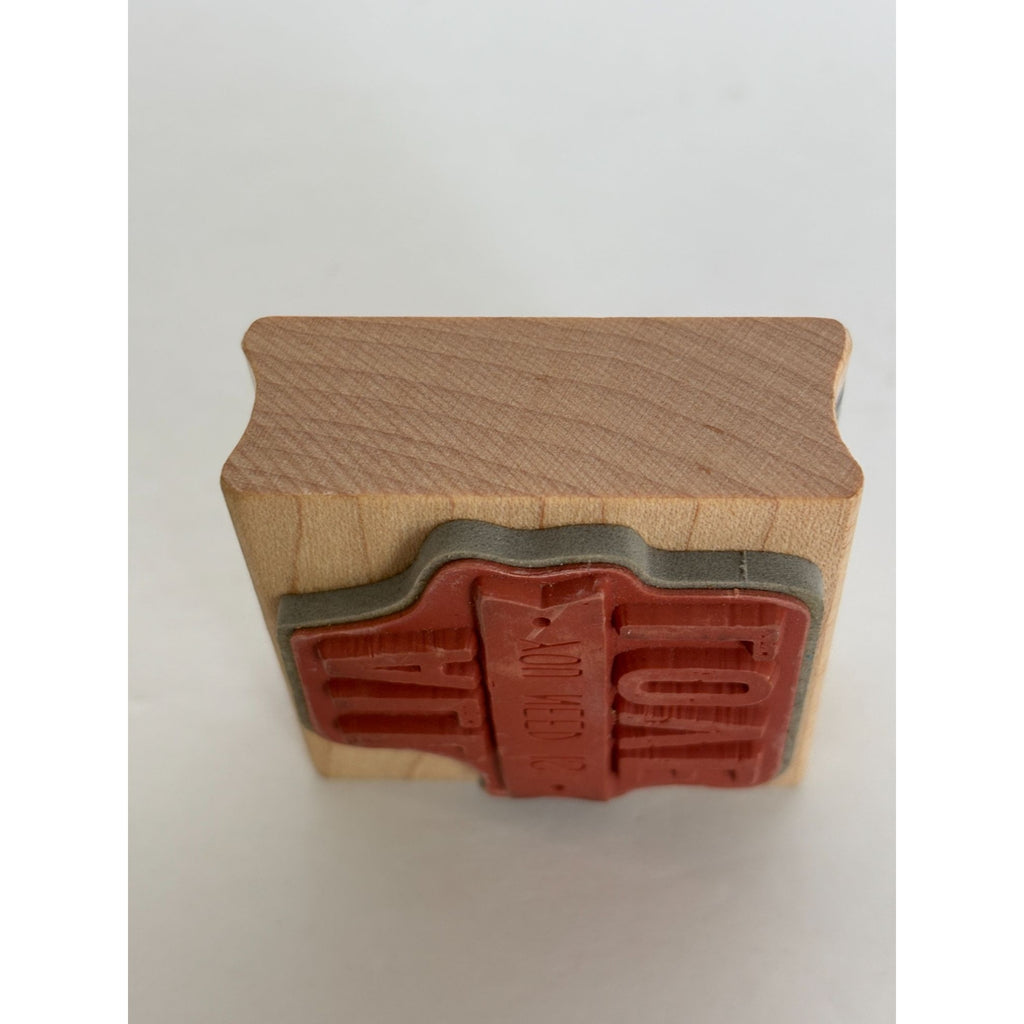 Hampton Art Rubber Stamp All You Need Is Love Sentiment Card Making Word Inspire