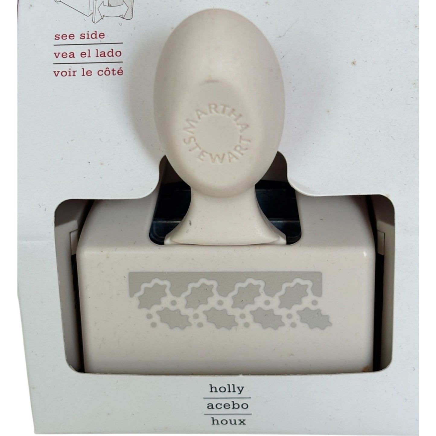 Martha Stewart Holidays Holly Edge Punch Border Christmas Cardmaking Scrapbooking Paper Craft Tool