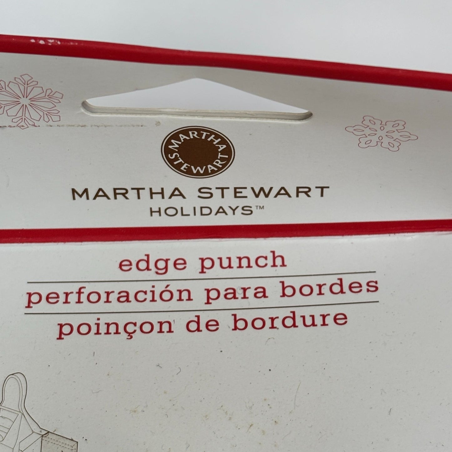 Martha Stewart Holidays Holly Edge Punch Border Christmas Cardmaking Scrapbooking Paper Craft Tool