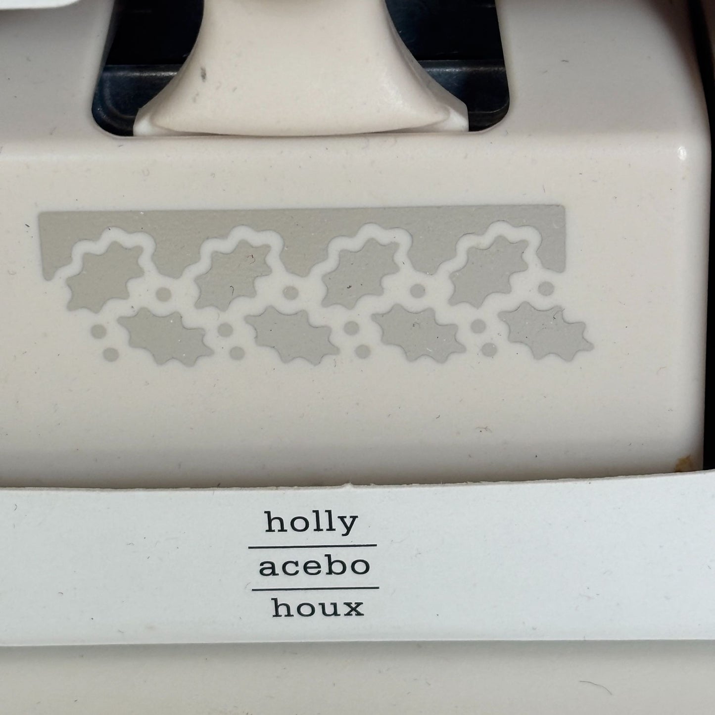 Martha Stewart Holidays Holly Edge Punch Border Christmas Cardmaking Scrapbooking Paper Craft Tool