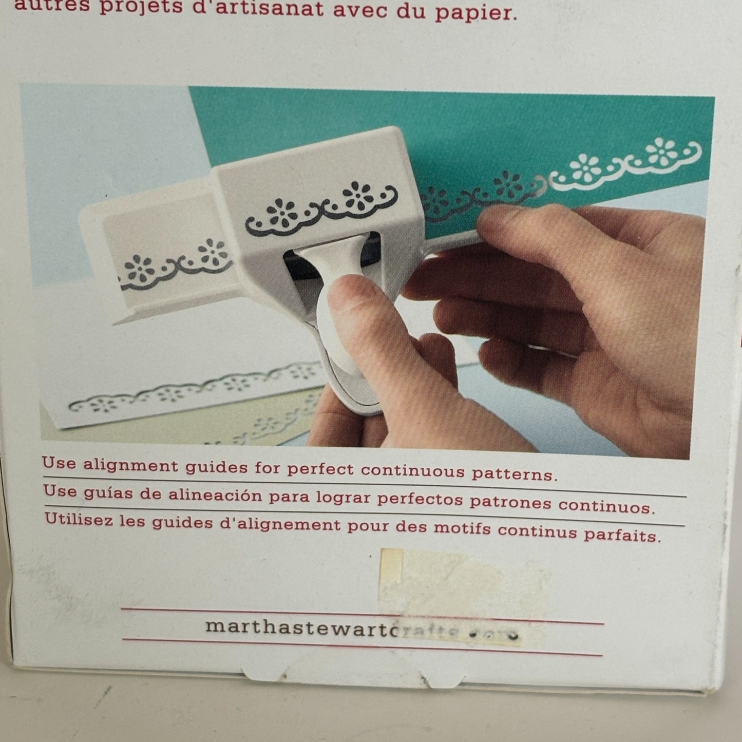 Martha Stewart Holidays Holly Edge Punch Border Christmas Cardmaking Scrapbooking Paper Craft Tool