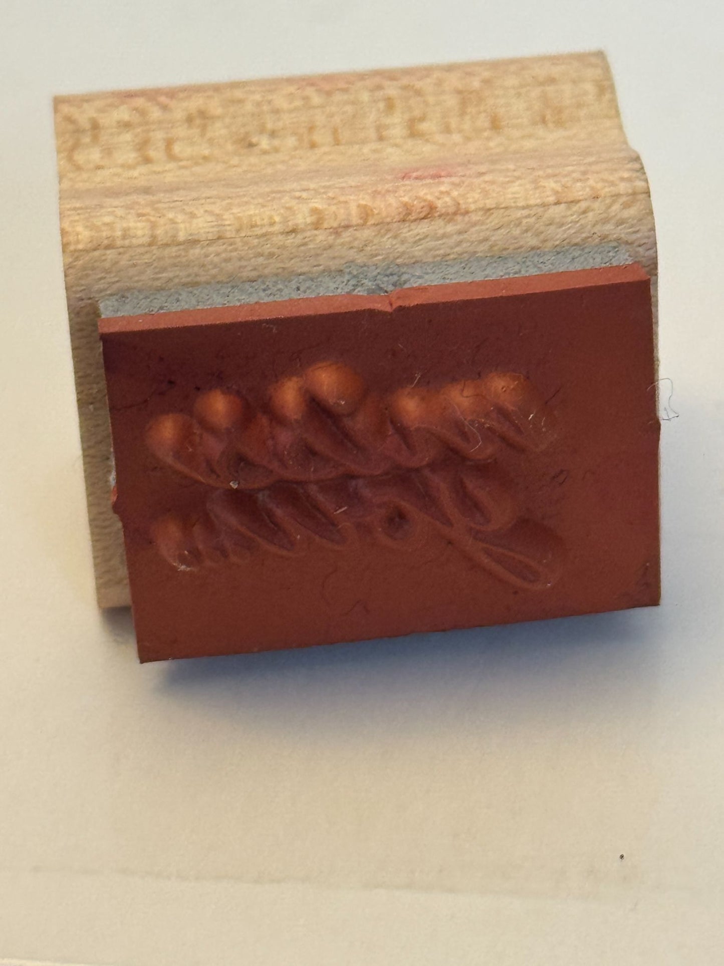 Stampin Up Rubber Stamp Miss You Card Making Words Sentiment Small Cursive Small