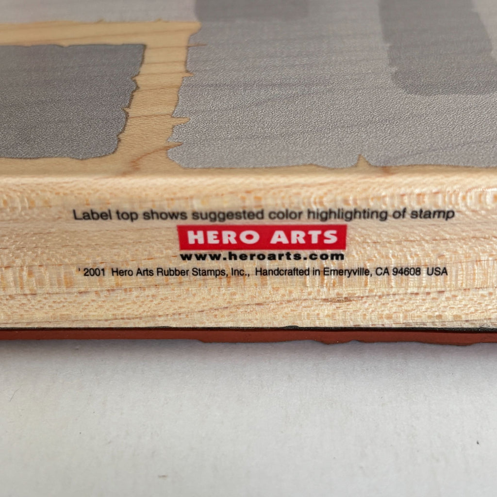 Hero Arts Rubber Stamp Screened Solids Texture Background Wood Mount Craft H2069 Cardmaking Scrapbooking