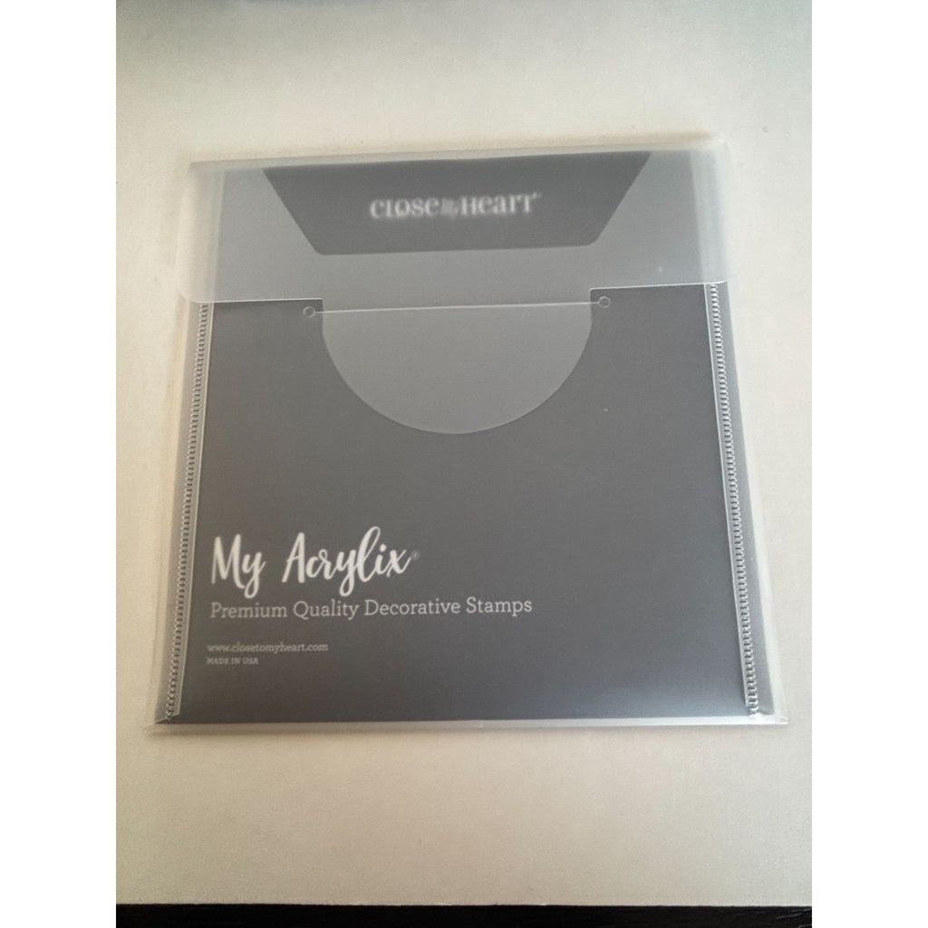 CTMH Acrylic Stamp Set For the Love of Crafting I Craft Hard Sweat Glitter Funny