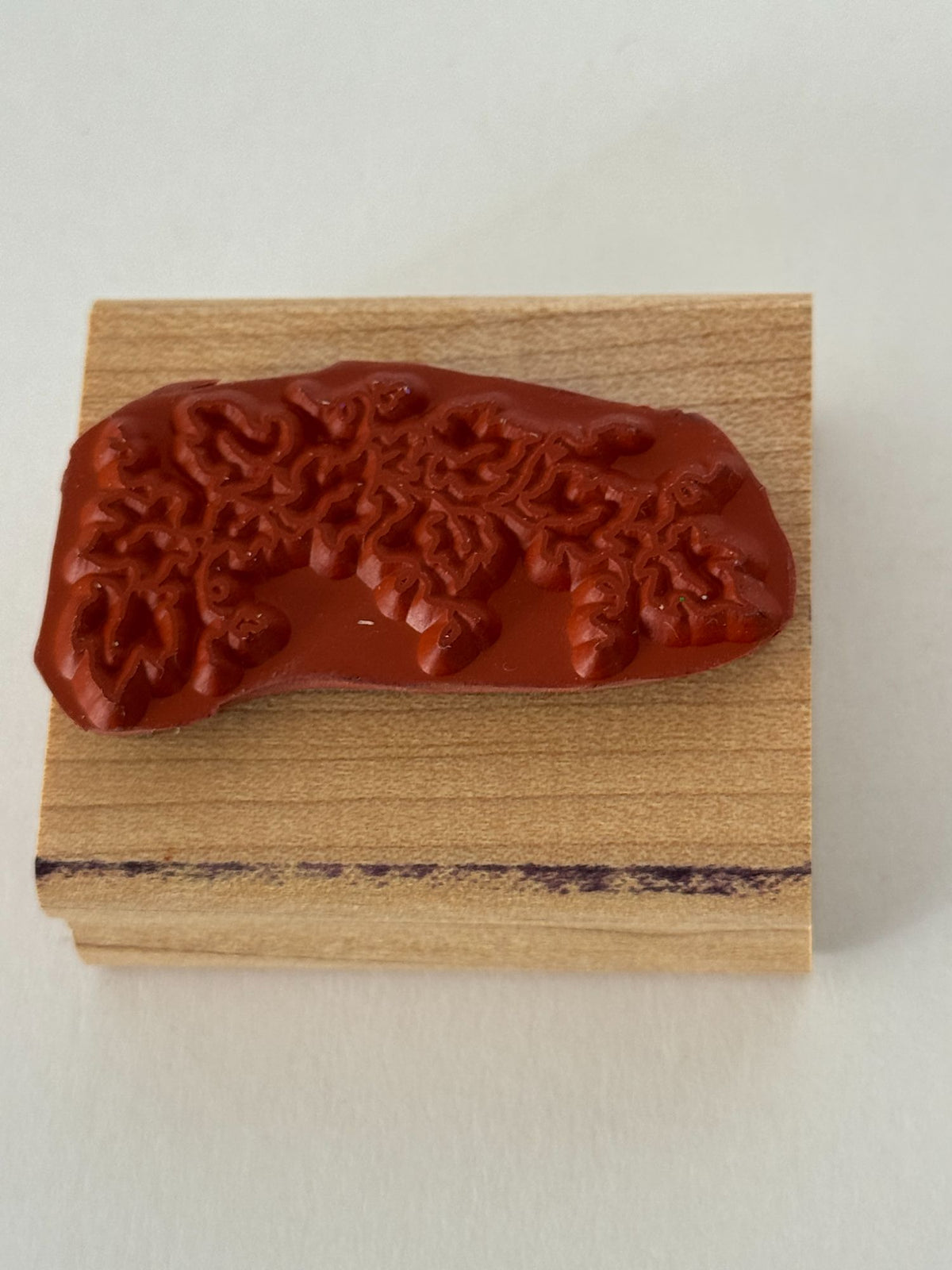 Stampin Up Rubber Stamp Ivy Vine Leaves Nature Wreath Maker Card Making Wooden