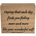 Stampin Up Rubber Stamp Get Well Card Making Sentiment Words Feel Better Sick Health