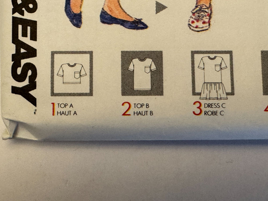 Butterick Sewing Pattern 5342 Mix and Match Separates Girls Dress Skirt 12 14 UC