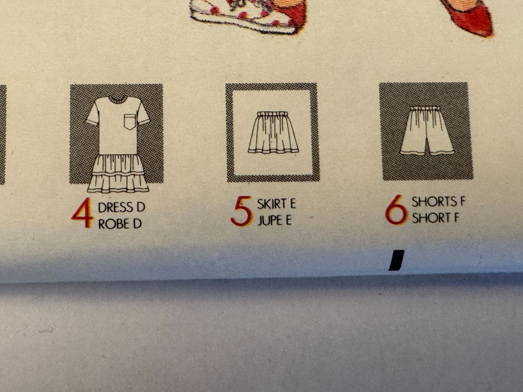 Butterick Sewing Pattern 5342 Mix and Match Separates Girls Dress Skirt 12 14 UC